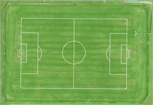 Football Pitch (Soccer Field) and Generic Circle stencils
