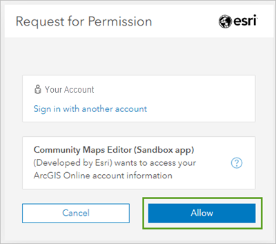 Click Approve to allow the application access to your account