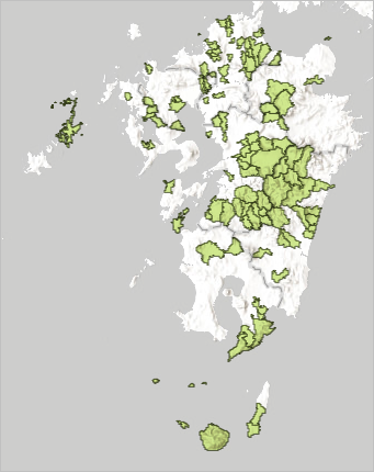 Filtered map