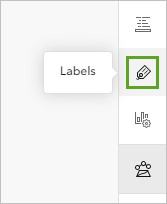 Labels button