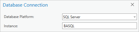 Database Platform and Instance parameters