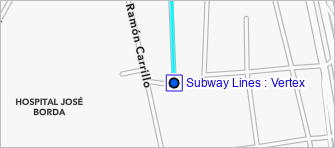 Location of new subway station