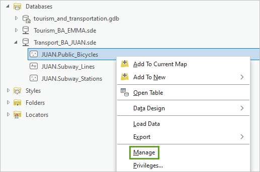 Manage option for Public_Bicycles