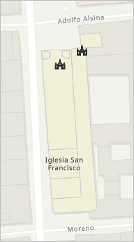 Two features for Iglesia San Francisco