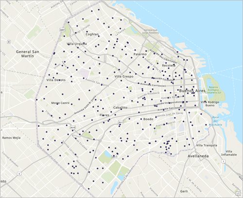 Default map of Buenos Aires religious sites