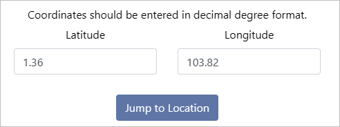 Jump to Lat/Lng window