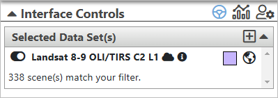 Selected Data Set(s) section