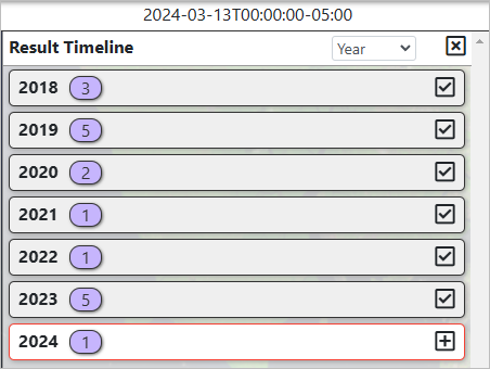 Result Timeline pane.