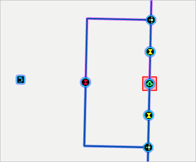 Features within view of the Pressure reducing station bookmark