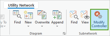 Modify Controller button on the ribbon