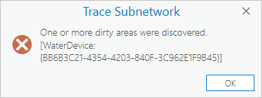 Trace Subnetwork error window