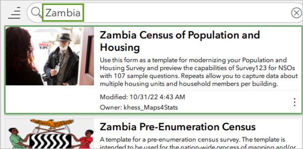 Search results for Zambia Census