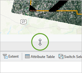 Resizing the chart pane and the map