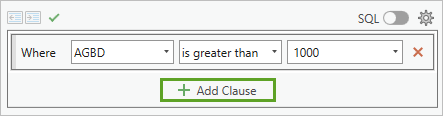 Add Clause button