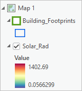 Building_Footprints layer in the Contents pane