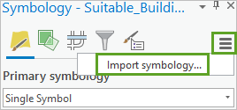 Import symbology option