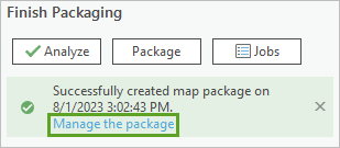 Manage the package link
