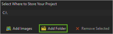 Add Folder button