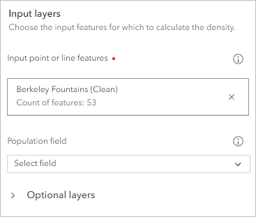 Input layers parameters