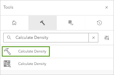 Calculate Density tool