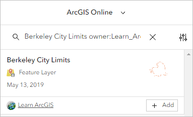 Search for Berkeley City Limits layer