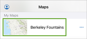 Berkeley Fountains map