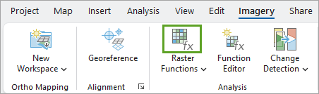 Raster Functions button