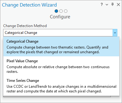 Change Detection Method parameter