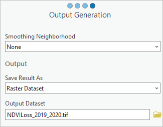 Output Generation pane