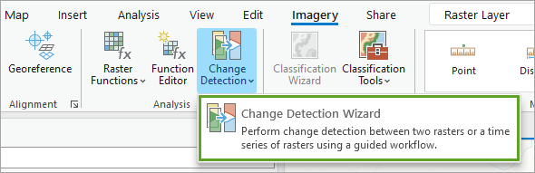 Change Detection Wizard option