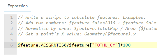 Expression verification message