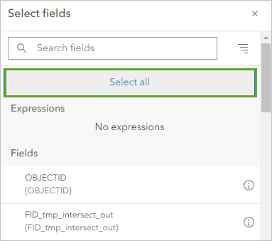 Display column in Configure Attributes window