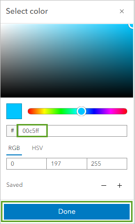 Fill properties in symbol window