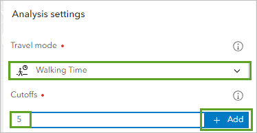 Measure attributes for walking time