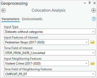 Colocation Analysis tool preview