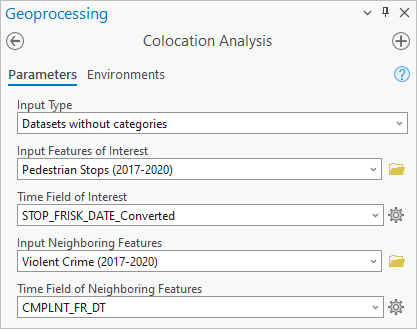 Colocation Analysis tool preview