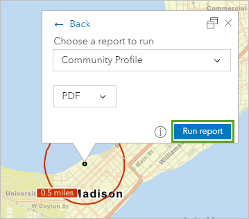 Run the Community Profile report as a PDF.