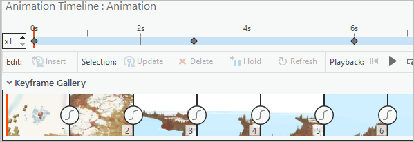 Bookmarks in Animation Timeline