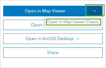 Open in Map Viewer Classic