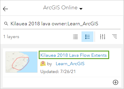Kilauea 2018 Lava Flow Extents layer name