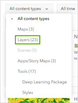 Layers option