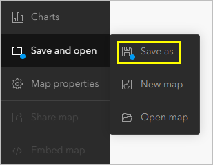 Save as option