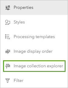 Image collection explorer option