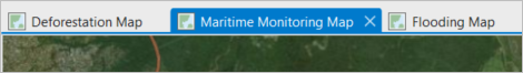 Maritime Monitoring Map tab