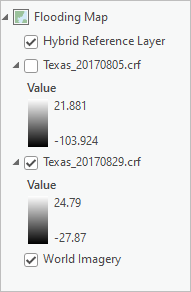 Flooding Map contents