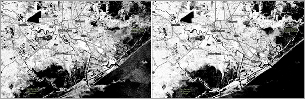 VV and VH polarization bands