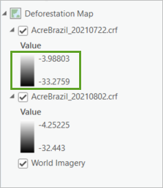 The measured backscatter values vary from about -33 to -4 dB.