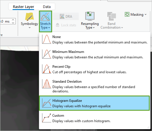 Histogram Equalize stretch type