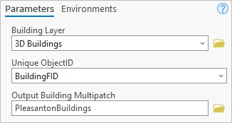 Fuse Building Parts parameters