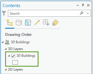 Move layer to 3D layers section.